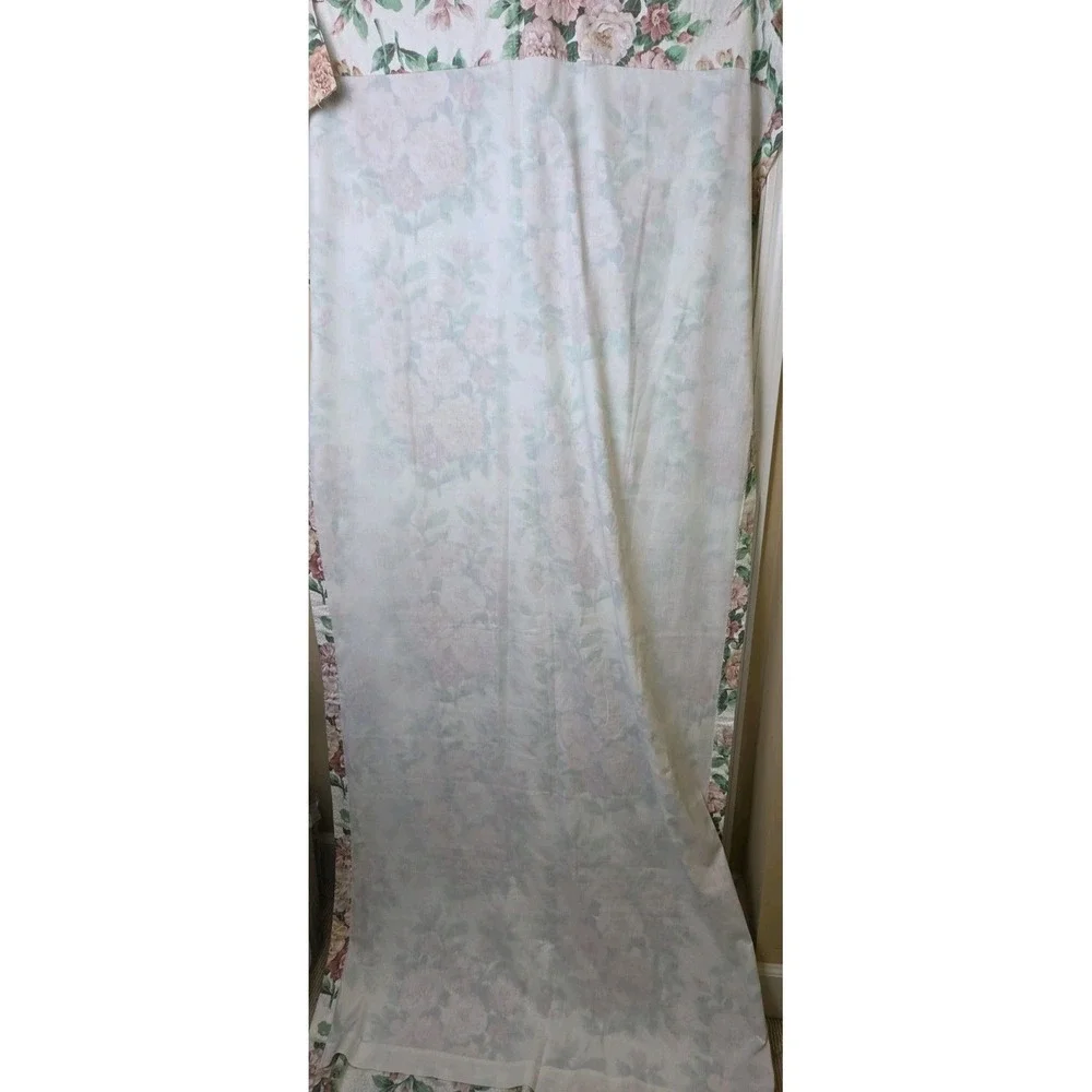 Vintage 80 90s Cottagecore Grandmillennial Floral Drapes Dots‎ Romantic Chintz